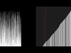 Library Sort algorithm visualization