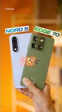 Moto Edge 70 vs OnePlus Nord 5 😱 Mid-Range King Battle! #Shorts