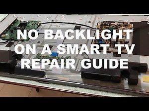 How to fix no backlight on a Samsung 40 inch smart tv (beginner level)