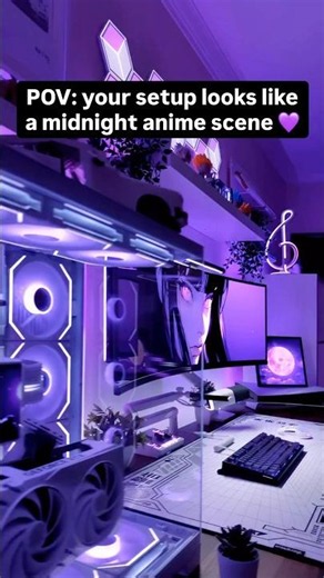 INSANE Purple Anime Gaming Setup 💜