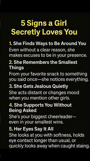 5 Hidden Signs She Secretly Loves You | Must Watch!