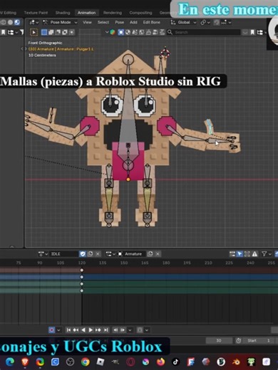 Master Class de Animación en Blender para Roblox