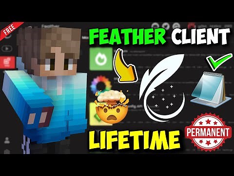 How to play cracked Feather Client for FREE ! (PERMANENT)