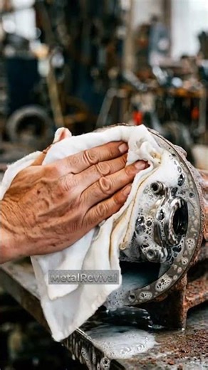 “75-Year Rusted Gear Carrier Restored 😳 | Satisfying Cleaning 🔥 #shorts”