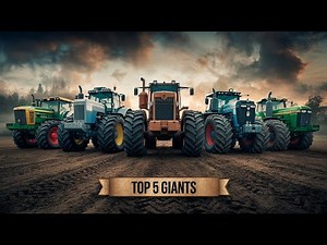 TOP 5 BIGGEST & MOST POWERFUL TRACTORS IN THE WORLD 2024 | Tractor Video