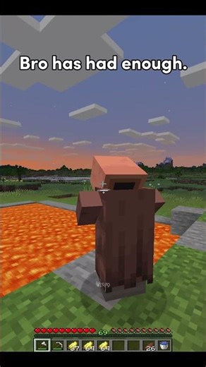 Villager sadness 😭💔 #w3rp0_