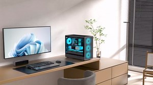 FOIFKIN X01 PC Case - Preinstalled 3 ARGB PWM Fans, MicroATX Gaming PC Case, Top Support 360mm Cooler with Type-C, Square Mesh Design, Removable Glass Side Panel, Black, FOIFKIN