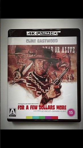 For a Few Dollars More (1965) 4K #ClintEastwood #westernmovie #forafewdollarsmore #physicalmedia