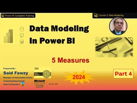 Data Modelling in Power BI: 05 Measures Part 4 (Arabic)