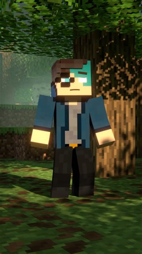 Zombie Transformation Animation - Blender Minecraft Animation (woodplankmc) #minecraftanimation