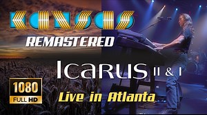 Kansas - Icarus II & I - Live in Atlanta 2002 (Remastered) 🇭🇩 Audio & Video Remastered, MAR 2025 by http://ko-fi.com/brunosamppa Steve Walsh - keyboards, vocals Phil Ehart - drums, producer Robby Steinhardt - violin, vocals Rich Williams - electric and acoustic guitars Billy Greer - bass, vocals, acoustic guitar Recorded June 15, 2002 at Earthlink Live!, Atlanta, Georgia. Michie Turpin - film director | Progressive Rock Land