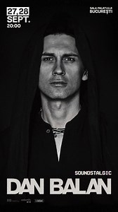 Primul meu concert solo mare la București. Vă aștept cu mult drag la un show nou, cu un nume care spune tot: "Soundstalgic" 📍 Sala Palatului 📅 27 & 28 septembrie 2025 🎟️ Biletele sunt disponibile acum | Dan Balan