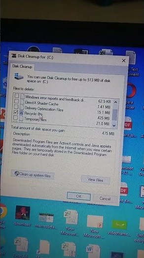 How to run disk cleanup in windows ||Cleanmgr windows 10#shorts#diskcleanup#windows