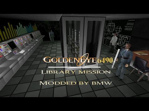 GoldenEye 007 N64 Custom Solo Level: Library Mission [BMW]