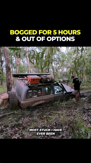4WD 24/7 | Bogged for 5 HOURS & out of options... 😳 FULL EPISODE Thursday 31st July on YouTube. - #4x4 #offroad #capeyork #bogged #recovery #stranded | Instagram