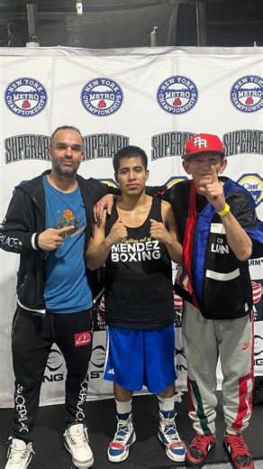 Wrapping up the Semis, Mendez is sending five fighters to the Metro Tournament Finals. Pedro with Popeye & Lupin in his corner traveled far to come home with the win. Mendez has a very busy two keeps coming up. Keep an eye out and thank you for supporting everyone. Tenemos Todo Menos Miedo 🥊: @manue6103 #MendezBoxing | #FightWithUs | @usaboxingmetro | Mendez Boxing