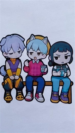 KPOP Demon sticker book #kpop #please_subscribe_my_channel #sticker #disney