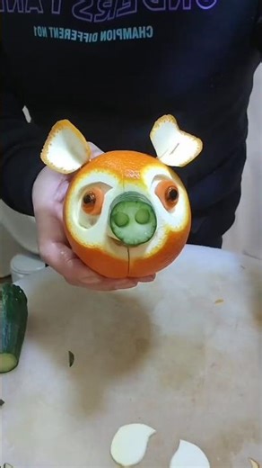 how to make a bear out of an orange#Fruit Carving Cutting design Skills#Kitchen Skills#