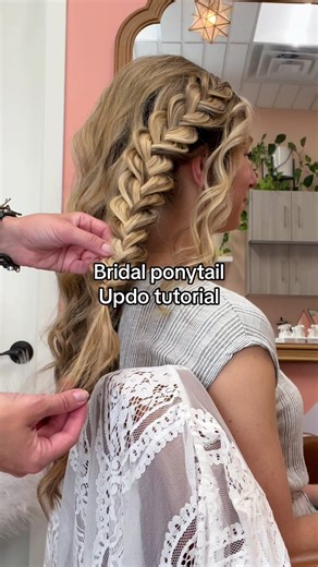 Bridal Ponytail Updo Tutorial for Elegant Hairstyles