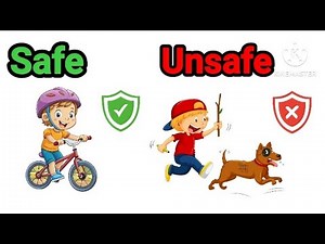 🎯Kids Safety Challenge: Safe vs. Unsafe Situations! 🚨kids learning 👧🏻👦🏻