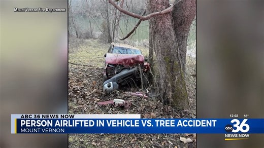 Driver airlifted after collision with tree - WTVQ
