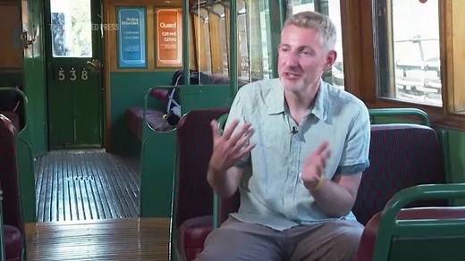 All aboard! 1930s tube train offers trip down memory lane on London's Underground