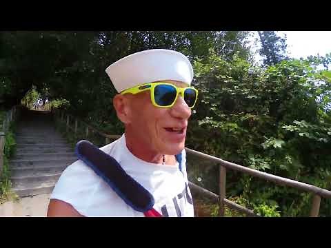 WRECK BEACH STAIRS AND TRAIL TO VANCOUVER GAY BEACH THE OASIS EAST OF WRECK BEACH. BUTCH NEWS VIDEO