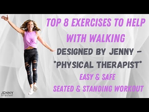 Physical Therapist's 8 exercises to HELP WITH WALKING!