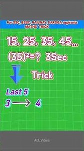 Maths Tricks | Square trick | #shorts #maths #mathstricks #squaretrick