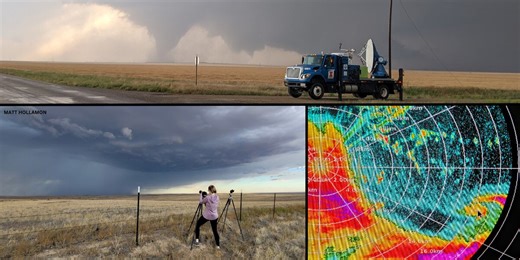 What makes storm chasing interesting and helpful; research being done in the field about tornadoes
