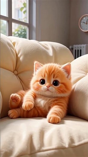 The Cutest Orange Kitten You’ll Ever See 🧡🐱