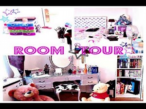 ♡ My New Room Tour // Make Up Storage ♡