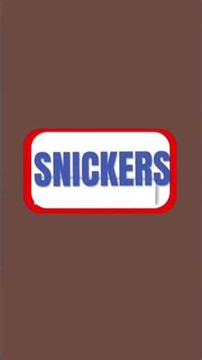 Snickers chocolate bar logo