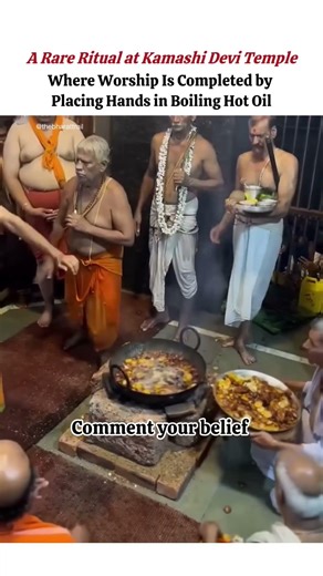 Faith Stronger Than Fire | Kamashi Devi Temple’s Rare Ritual #spirituality #sanatandharma #bhakti