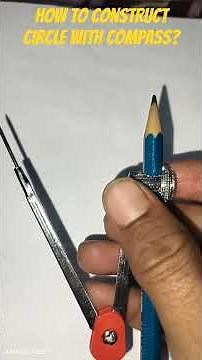 how to construct circle with compass