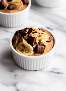 Banana Bread Blended Baked Oats - Air Fryer