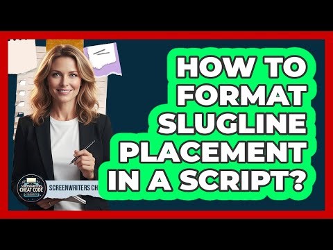 How To Format Slugline Placement In A Script?