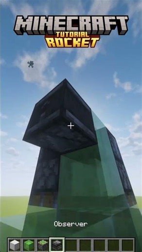 🚀 Minecraft Rocket Tutorial | #minecraft