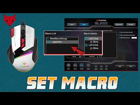 How to Set Macros in EvoFox Blaze Mouse Software | Full Easy Guide for Beginners 🔥🎮