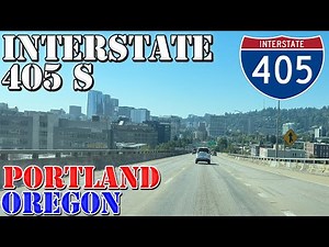 I-405 South - Portland - Oregon - 4K Highway Drive