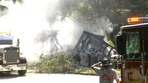 A preliminary investigation showed the truck went off the road before reaching a bridge. https://abc11.com/post/fedex-truck-catches-fire-knightdale-crash-540/17255468/ | ABC11 WTVD