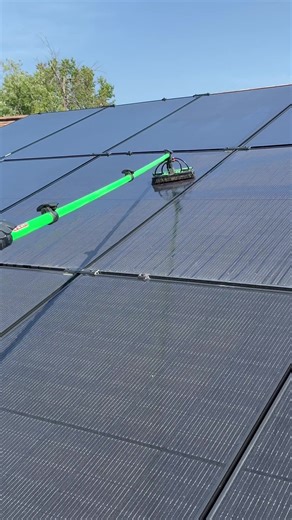 Solar panel & surface cleaning in Tulsa, Ok!🤩#fypシ #surfacecleaning #xyzbaca #fypシ゚viral #foryoupage