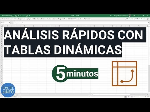 Quick analysis with Pivot Tables - Excel in 5 minutes @EXCELeINFO