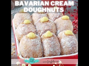 Bavarian Cream Doughnuts