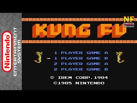 Kung Fu. Game B (Hard) Mode. NES [No Damage Walkthrough] - Famicom | Nintendo | Family Computer Game