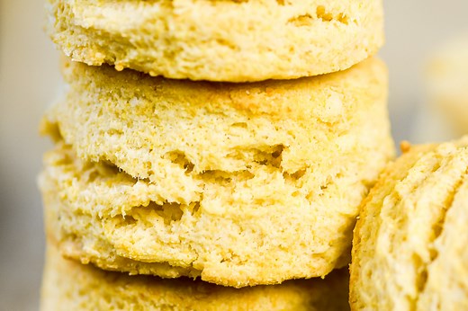 Cornmeal Biscuits • delicious and easy!