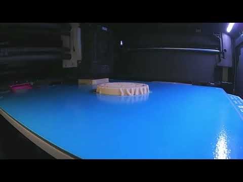 3D Printed PLA Horn Button for Sim Rig Satisfying Time Lapse.