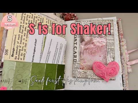 Seek First Shaker Cards | DIY Letter S with Scraps and Sequins #abcapril2026