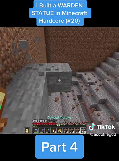 Minecraft Hardcore: Squid Farm & Warden Statue