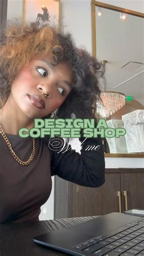 Design an alternative coffee shop branding with me! 🖤🤍 #visualdesigner #brandidentity